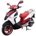 Adulto gás Motor Scooter 150cc vermelho 